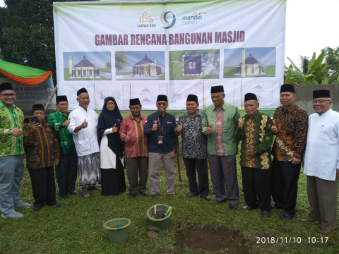 Peletakan Batu Pertama Pembangunan Masjid Baitul Salam Munawaroh di Kampus STIESNU Bengkulu