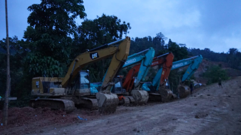 Diduga Mafia Tambang, 8 Eksavator dan 7 Penambang Diamankan Petugas Gabungan