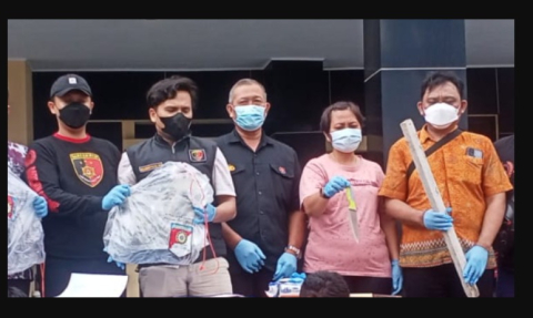 Polres Bengkulu saat merilis hasil tangkapan