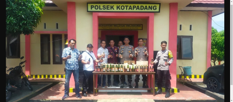 Polsek Kotapadang Ungkap Peredaran Miras
