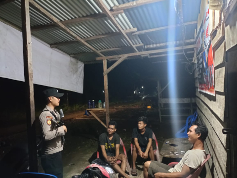 Ciptakan Suasana Aman, Polsek Muara Sahung Patroli Rutin di Seputran Wilkum