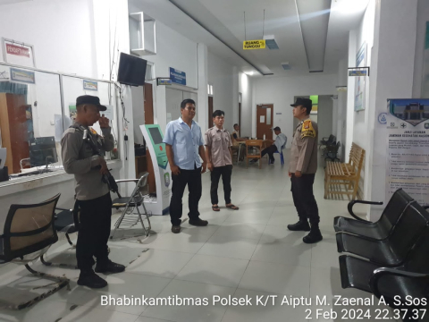 Polsek Kaur Tengah Patroli Dialogis Amankan Objek Vital dan Cegah Premanisme