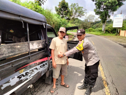 Cegah Kejahatan, Polsek Kotapadang Gelar Razia Senjata Api dan Senjata Tajam