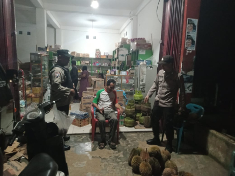 Pengawasan Kamtibmas, Polsek Muara Sahung Patroli KRYD Malam Hari 