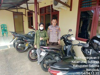 Polsek Sukaraja Terima dan Buka Layanan Penitipan Kendaraan Sepeda Motor Warga yang Hendak Mudik