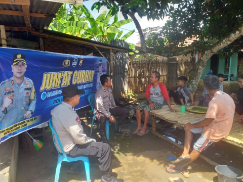 Jumat Curhat, Polsek Kotapadang di Kelurahan Bedeng 