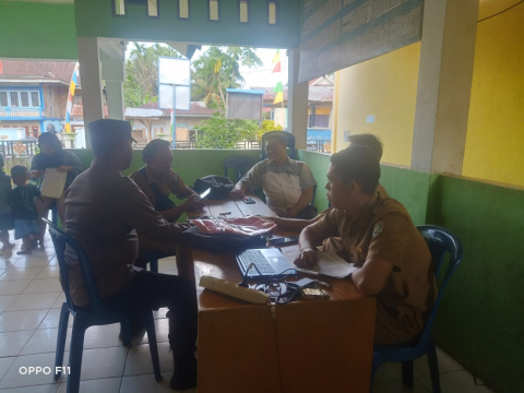 Cipkon Kondusif di Wilkum, Polsek Muara Sahung Patroli KRYD Sampaikan Imbauan Kamtibmas