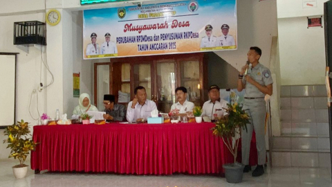 Tim Pembina Samsat Manna Koordinasi Jejak Dengan Perangkat Desa Niur Bengkulu Selatan 