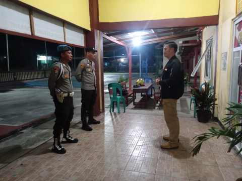 Apel Malam Piket Yanmas Polsek Kaur Utara Tingkatkan Kesiapan Pengamanan