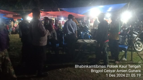 Polsek Kaur Tengah Tingkatkan Keamanan Lewat Patroli Dialogis Antisipasi 3C dan Premanisme