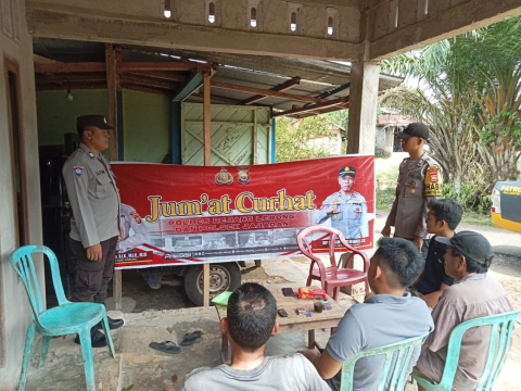Polsek Kotapadang Gelar Kegiatan Jumat Curhat dengan Warga Kota Padang