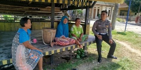 Satlantas Polres Kaur Gelar Sambang Dialogis, Sampaikan Himbauan Kamtibmas kepada Warga
