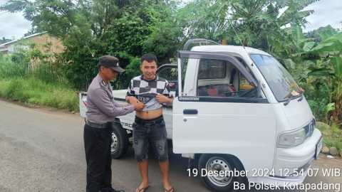Polsek Kotapadang Razia Sajam dan Senjata Api di Jalur Lintas, Pastikan Keamanan Pengguna Jalan