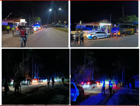Polresta Bengkulu Laksanakan Patroli Malam untuk Ciptakan Keamanan dan Ketertiban