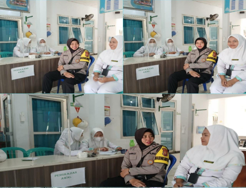 Polsek Ratu Agung Laksanakan Kegiatan Sambang Bhabinkamtibmas di Puskesmas Sawah Lebar Baru