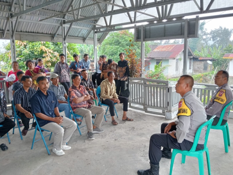 Polsek Sindang Kelingi Gelar Kegiatan Minggu Kasih Bersama Bhabinkamtibmas