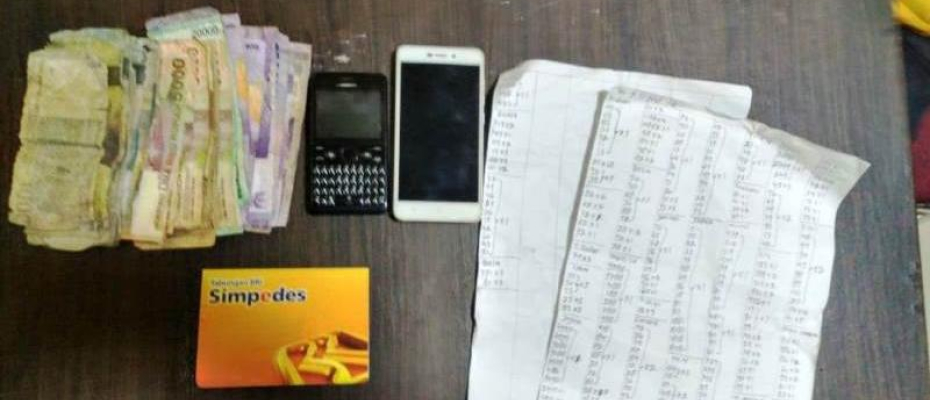 Polsek Tes Tangkap Bandar Judi Togel Online