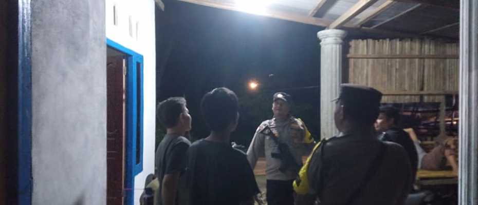 Polsek Kaur Tengah Patroli Diologis Antisipasi 3C dan Premanisme di Wilayah Hukum