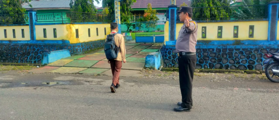 Gelar Pengaturan Pagi, Personel Polsek Kotapadang Sampaikan Imbauan Kamtibmas