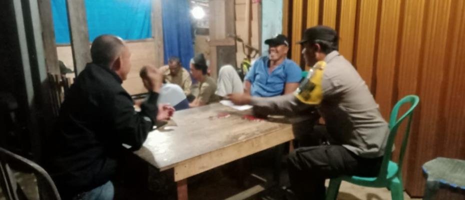 KRYD, Polsek Muara Sahung Mengecek Keamanan di  Seputaran Wilayah Hukum