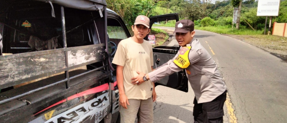 Cegah Kejahatan, Polsek Kotapadang Gelar Razia Senjata Api dan Senjata Tajam