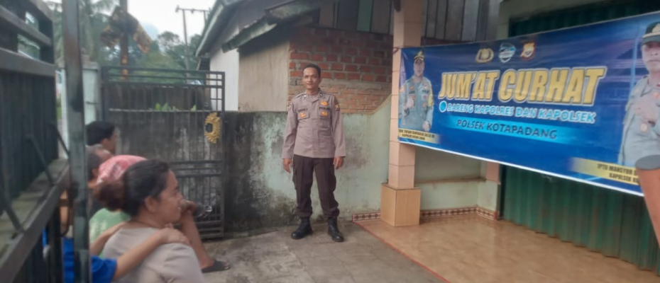Rutin Gelar Jumat Curhat, Polres Rejang Lebong Tampung Aspirasi Masyarakat  di Desa Lubuk Mumpo 