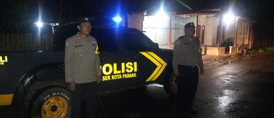 Antisipasi 3C, Personel Polsek Kota Padang Lakukan Patroli Malam    Rejang Lebong – Polsek Kotapadang Polres Rejang Lebong Polda Bengkulu Melaksanakan Kegiatan Patroli Antisipasi Tindak Pidana 3C Di Wilayah Hukum Polsek Kotapadang.  Kapolsek Kotapadang AK
