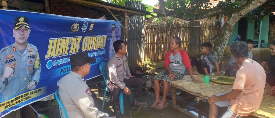 Jumat Curhat, Polsek Kotapadang di Kelurahan Bedeng 