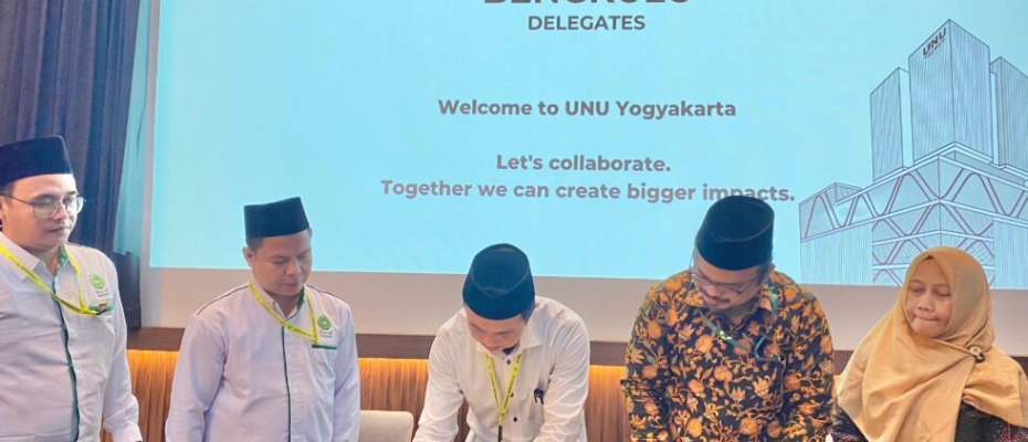 Pererat Kerjasama Dalam Penididikan, STIESNU Bengkulu dan UNU Yogyakarta Teken MoU
