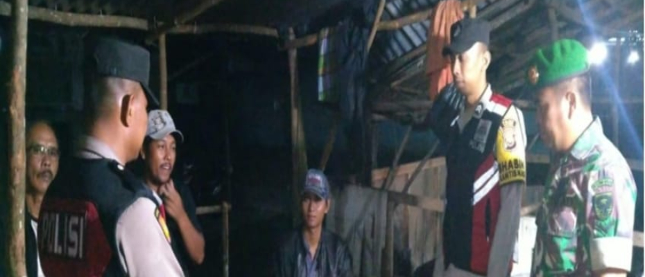 Wujudkan Situasi Kondusif Jelang Pemilukada 2024, Polsek Sukaraja Gelar Patroli Gabungan Bersama Koramil Air Periukan