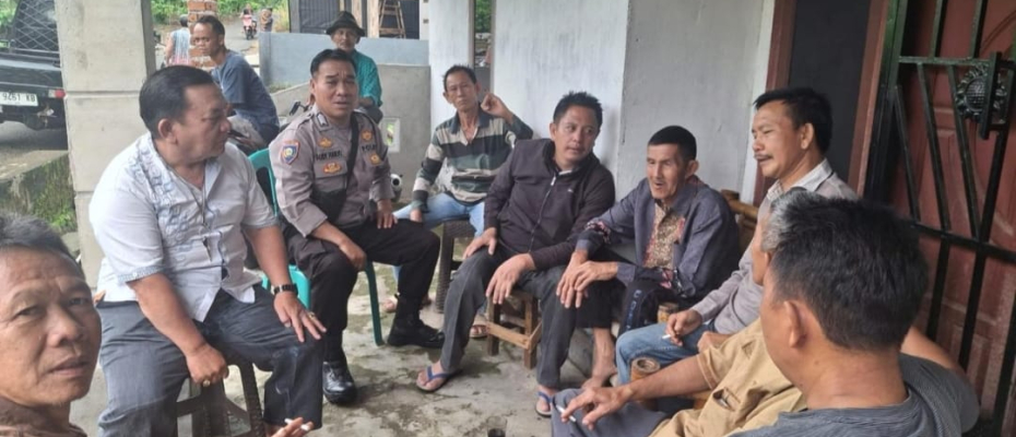 Cooling System Pasca Pilkada, Polsek Sindang Kelingi Polres Rejang Lebong Sambang Warga