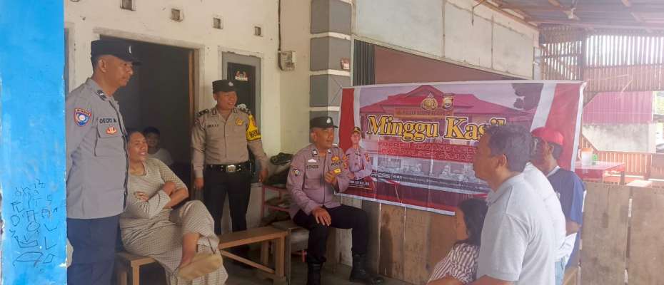 Polsek Selupu Rejang Gelar Kegiatan "Minggu Kasih" untuk Perkuat Hubungan dengan Masyarakat