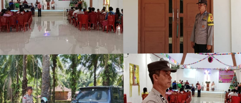 Polsek Kampung Melayu Berikan Pengamanan Khidmat pada Ibadah Mingguan Gereja GPI Sumber Jaya