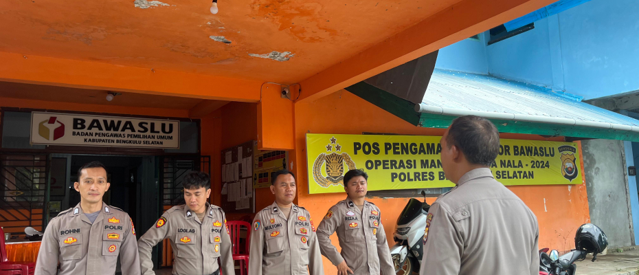Polres Bengkulu Selatan Perketat Pengamanan Kantor Bawaslu Pasca Pilkada 2024